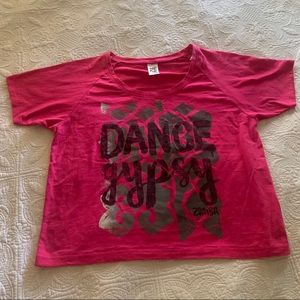 XS Pink Zumba Dance Gypsy Top
